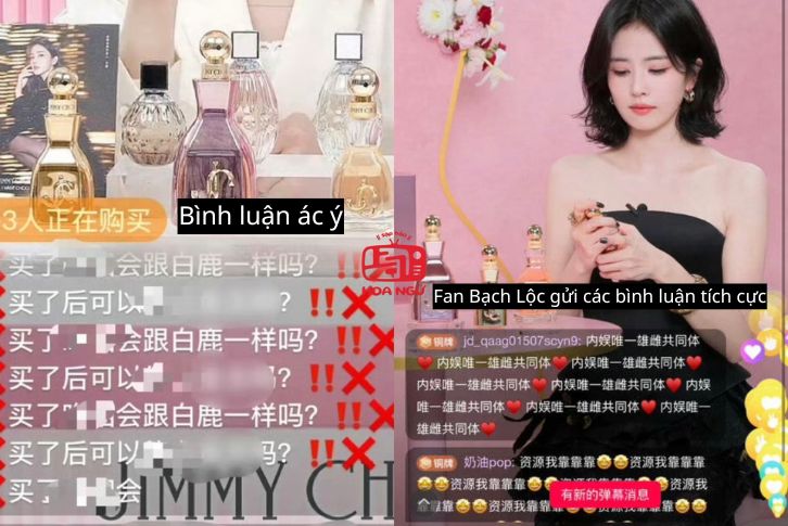 Bạch Lộc bị spam ác ý, livestream Jimmy Choo vẫn lập kỷ lục 2 Livestream Bạch Lộc bất ngờ trở thành tâm điểm vì loạt bình luận ác ý