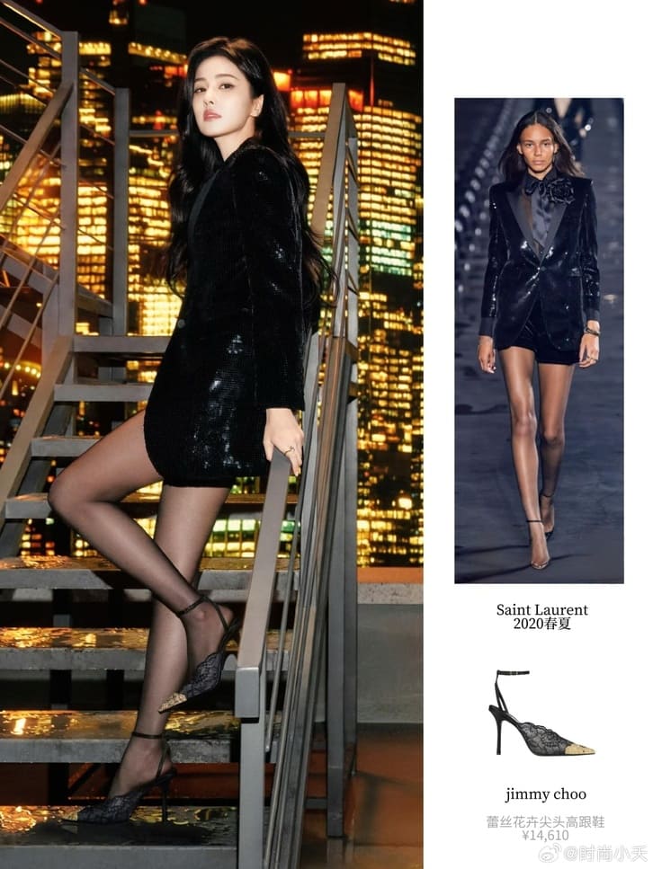 Bạch Lộc gây sốt với tạo hình ngự tỷ, diện suit đen quyến rũ trong bộ ảnh Jimmy Choo 5 Tạo hình Jimmy Choo vừa quyến rũ vừa sang trọng